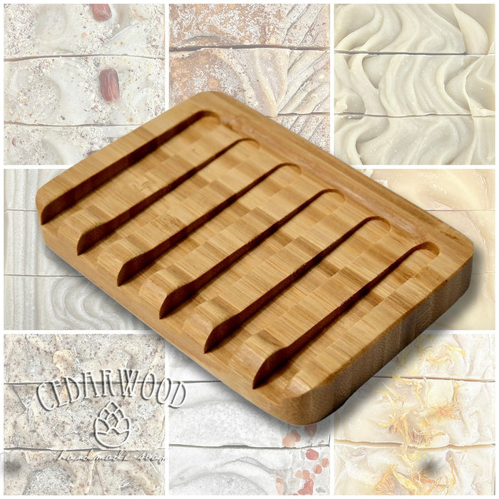 Bamboo Self-Draining Soap Dish