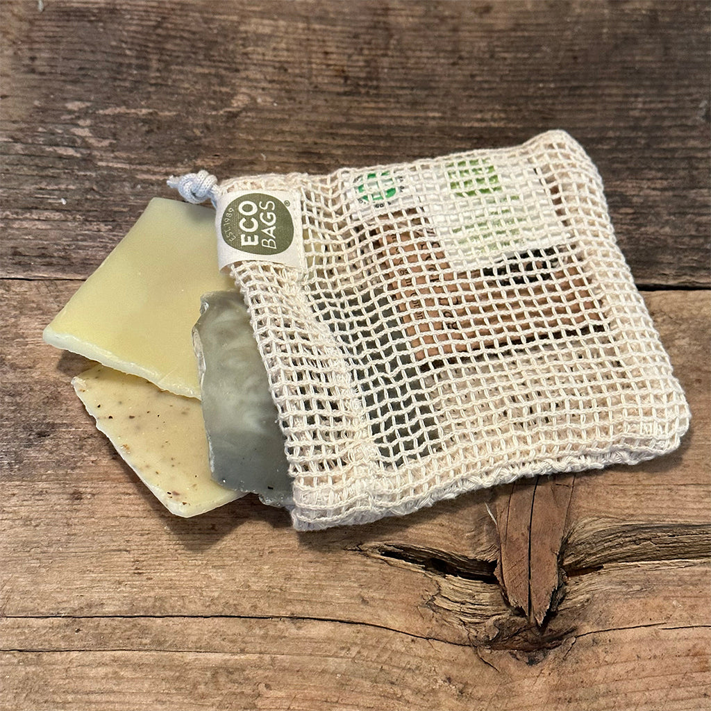 Natural Cotton Soap Bag