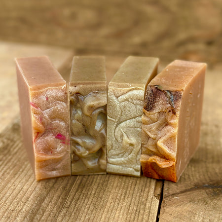 Eight bars of Fall scented handmade soaps