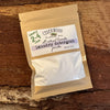 Small sample bag of homemade lavender laundry powder