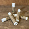 Five tubes of Lavender honey lip balm