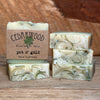 Five bars of handmade St. Patrick’s Day soap