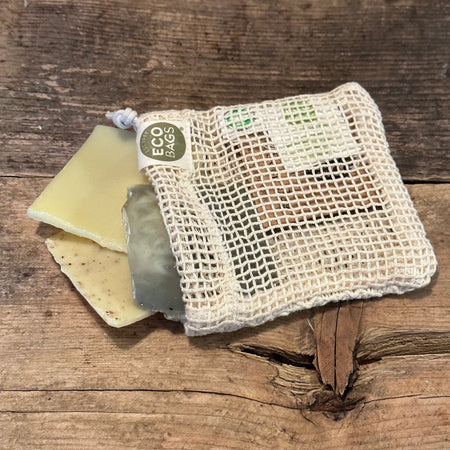 Natural Cotton soap bag