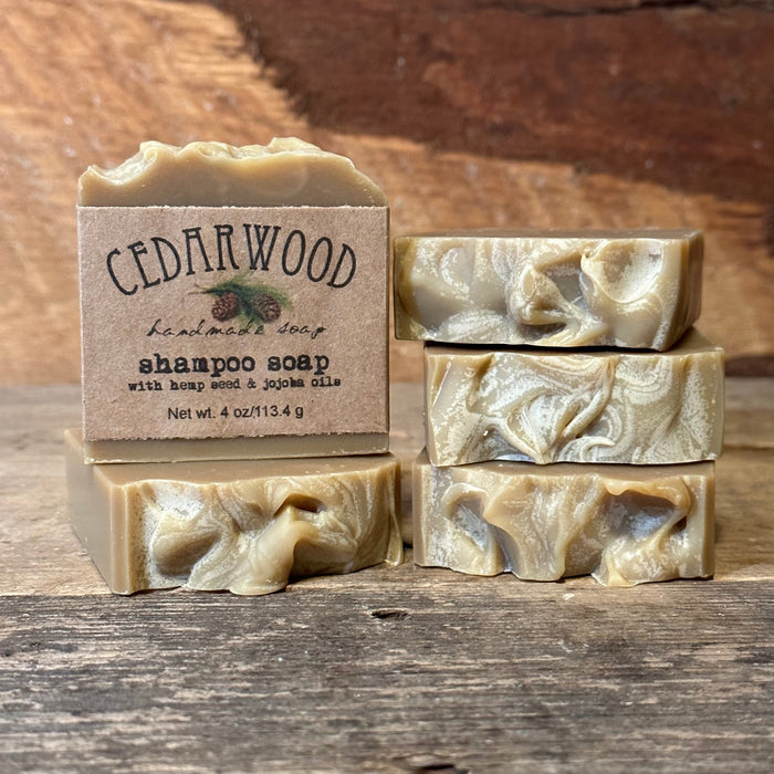 Handmade shampoo soap